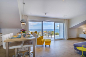 Penthouse Design & Beach Ferienwohnung direkt am Meer mit unverbautem Blick über die Adria